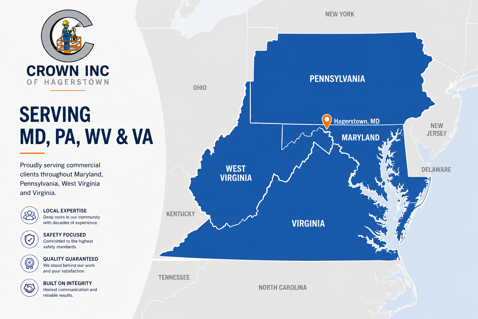 Service area map